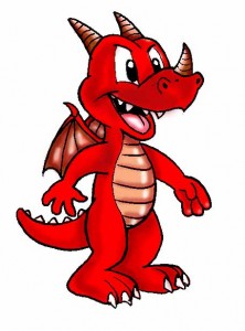 dragon in colour copy
