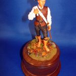 Michael Roberts 120mm Revolutionary War Fifer, added Hudson & Allen diorama accessories.